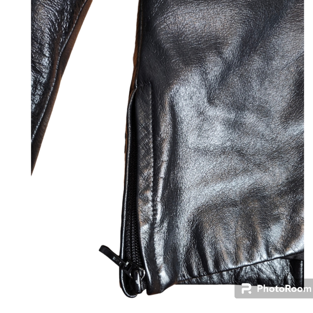 Danier Leather Womans Zippered Soft Elegant Jacket Coat - Picture 7 of 9